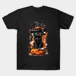 Halloween Cat T-Shirt